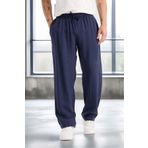 Valiberta Modal Kumaş Rahat Kalıp Düz Paça Jogger Erkek Pantolon - Lacivert