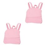VALICLUD 2 Adet Bebek Sırt Çantası Bebek Için Mini Okul Çantaları Mini Okul Çantası Oyuncak Bebek Taşıyıcı Babydoll Taşıyıcı Küçük Kitaplar Bez Kız Amerika Birleşik Devletleri