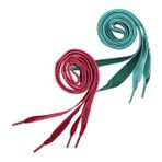 VALICLUD 2 Çift spor ayakkabı bağcıkları kadınlar için siyah daireler karbon çeliği wok düz dipli şerit ayakabı şerit bağcıklı ayakkabı bağcığı düz ayakkabı bağı Süet deri ayakkabı Bayanlar