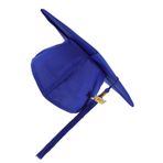VALICLUD 2024 Mezuniyet Kepleri mezuniyet şapka mezuniyet saçaklı şapka siyah mezun kap büyük harfler okul mezuniyet kap ve püskül yetişkinler için mezuniyet kepleri polyester Blue