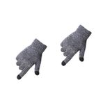 VALICLUD 2adet Kalın Dokuma Dokunmatik Eldivenler Su Geçirmez Kaymaz Kış İçin Tasarlanmış Erkek Eldiveni Gab Siyah Ve Beyaz