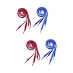 VALICLUD 4 Çift Polyester Ayakabı Beyaz Ayakkabı Bağcıkları Elastik Ayakkabı Bağcıkları Spor Ayakkabıları Için Bağcıklar Esnek Bağcıklar Ipek Ayakkabı Bağı Dantel Şerit Deri Ayakkabı Düz