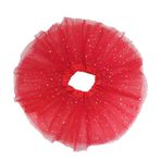 VALICLUD Kız Tutu Etek Bebek Eteği Parıltılı Tül Etek Payet Etek Tutu Elbiseler Için Bebek Kız Prenses Elbise Bebek Payet Tutu Etek Küçük Kızlar Balon Etek Kiraz Kabarık Etek Kırmızı