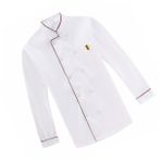 VALICLUD Şef Üniforması Pişirmek Için Restoran Için Şef Kıyafetleri Erkek Hafif Ceket Işlemeli Evrensel Gömlek Iş Gömlekleri Iş Tulumu Beyaz Özlemek Pamuklu Polyester Bez Apron Barbekü