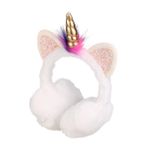 VALICLUD sıcak kulaklıklar payetli kedi kulakları renkli şapkalar unicorn kulaklık kış bayan terlik çocuk panduf kış kulak kapakları tek boynuzlu at kulaklık kar kafa bandı Yastık ısıtıcı