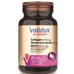Validus Collagen 1000 mg + Resveratrol + Hyaluronic Acid 30 Tablet