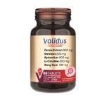 Validus Combo-Women 200 mg Epimedyum, 200 mg Damiana, Mineraller ve Takviyeler 60 Tablet