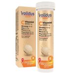 Validus Energy Vitamin C 1000 Mg + Ginseng + Zinc + Maca Efervesan Tablet-15 Tablet
