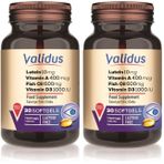 Validus Lutein 10 Mg Omega3 600 Mg Zeaxanthin 2 Mg 30 Softgels (2 paketi)