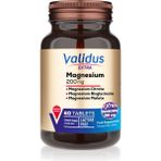 Validus Magnezyum Complex Bisglycinate Sitrat Malat 200 Mg 60 Tablets