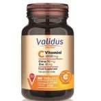 Validus Vitamin C 1000 Mg + Citrus + Zinc 90 Tablet
