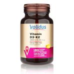 Validus Vitamin D3 K2 180 Kapsül