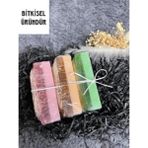 Valinya Soap Art 3'lü Set Doğal Kabak Lifli Sabun - Eşek Sütlü Ballı,aloe Vera ,lavantalı (3 Adet)
