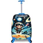 Valiz Çocuk Valiz WX-420 Astronot Baskılı Çocuk Valiz
