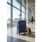 Valiz Orta Boy WX-3001 Model Vita Serisi Orta Boy Lacivert Kumaş Valiz
