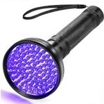 Valkyrie 100 LED 395NM Mor Işık Uv El Feneri - Ultraviyole Siyah Fener - Ev Otel Evcil Hayvan Para