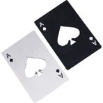 Valkyrie 2 Adet Poker Kart Paslanmaz Çelik Şişe Açacağı - 1 Adet