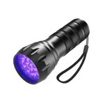 Valkyrie 21 Led 1. Kalite 395nm Güneş Işığı Ultraviyole Uv El Feneri - Blacklight - Çok Amaçlı Siyah