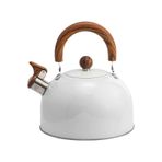 Valkyrie 3l Düdüklü Kettle Su Isıtıcı Çaydanlık Paslanmaz Çelik Yüksek Islıklı Beyaz Beyaz