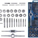 Valkyrie 40 Parça Kılavuz Pafta Seti Metrik Set M3-M12 Arası 40lı Takım