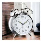 Valkyrie Akar Saniyeli Nostaljik Büyük Boy Masa Çalar Saat Yüksek Alarm Sesi 16,5cm Hediyelik Işıklı Parlak Akrep Yelkovan