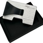 Valkyrie Akıllı Mekanizmalı Metal Minimalist Kartlık RFID Korumalı Şık Dayanıklı 15-25 Kart Kapasiteli Cüzdan Kartlık Gr