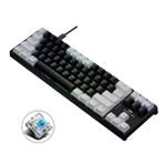 Valkyrie Blue Switch Dark Alien K710 71 Tuş Rgb Gaming Klavye - Mekanik Mavi Tuş Type-C - 2 Kademe Yükseklik Beyazsiyah