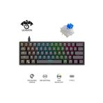 valkyrie Leaven K620 Blue Switch Mekanik Gaming Oyun Klavyesi Rgb 61 Key Mavi Tuş Type-c Klavye Siya