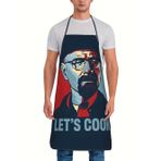 Valkyrie Let’s Cook Baskılı Komik Mutfak Önlüğü Unisex Ayarlanabilir Askılı Walter White
