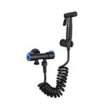 Valkyrie Paslanmaz Çelik Tuvalet Musluk Bide Seti Kolay Kurulum Kullanım Çift Çıkışlı Siyah Evcil Hayvan Yıkama Aleti Siyah