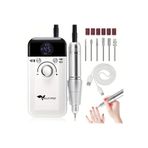 valkyrie Profesyonel Şarjlı Tırnak Frezesi 45.000 RPM, LCD, 2000 mAh Taşınabilir Manikür Pedikür Mak