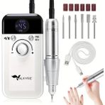 Valkyrie Profesyonel Şarjlı Tırnak Frezesi 45.000 Rpm, Lcd, 2000 Mah Taşınabilir Manikür Pedikür Makinesi - 100 ml