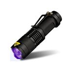Valkyrie Uv Mor Işık El Feneri - 600 Lümens - 3 Mod - Zoom Siyah