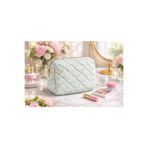 Valleri bag Çiçek desenli makyaj çantası