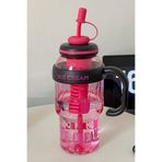 Valletta Longinus Bpa Içermez Kolay Taşınabilir Detoks Bölmeli Su Matarası 1300ML (1.3l) Fuşya