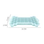 Valletta Loris Kapaklı Silikon Buz Kalıbı Buzluk Açık Mavi