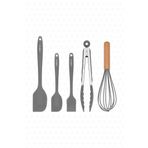 VALLETTA VLT1132 FUGAZİ 5'Lİ SPATULA SET GRİ