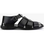 Valmenti 1152 1520 Nero Siyah Erkek Düz Sandalet