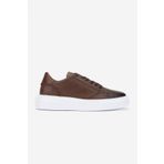 Valmenti Cess Erkek Kahverengi Floter Hakiki Deri Sneakers & Spor Ayakkabı 04 2509 ERK AYK Y24