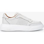 Valmenti Erkek Deri Kahverengi Sneakers & Spor Ayakkabı 04 3605-42 Erk Ayk Y25 Kahve - Kırık Beyaz