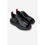 Valmenti Erkek Deri Siyah Rugan Sneakers & Spor Ayakkabı 1103 19551 Erk Ayk Y25 Sıyah Rgn