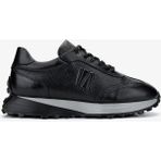 Valmenti Erkek Deri Siyah Sneakers & Spor Ayakkabı 383 6400 Erk Ayk Y25 Syh Slvr/syh Fltr