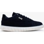 Valmenti Erkek Deri Siyah Süet Sneakers & Spor Ayakkabı 352 22268 Erk Ayk Y25 Sıyah Suet - Lacivert