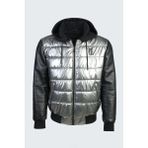 Valmenti Erkek Grı Icon Deri & Tekstil Deri Mont 993 P-201 Erk Mont SK23/24 - 2XL - Gri