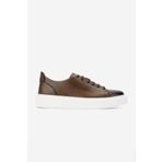 Valmenti Erkek Hakiki Deri Ceviz Sneakers & Spor Ayakkabı