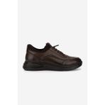 Valmenti Erkek Hakiki Deri Kahverengi Sneakers & Spor Ayakkabı 298 2625-7102 ERK AYK SK25-26 KAHVE SLVR ALKL