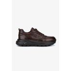Valmenti Erkek Hakiki Deri Kahverengi Sneakers & Spor Ayakkabı 298 3236-30219 ERK AYK SK25-26 KAHVE