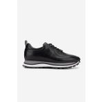 Valmenti Erkek Hakiki Deri Siyah Deri Sneakers & Spor Ayakkabı 383 VAL-4516 ERK AYK Y25 SIYAH DR
