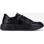 Valmenti Erkek Hakiki Deri Siyah Rugan Sneakers & Spor Ayakkabı 1163 2027 Erk Ayk SK25-26 Sıyah Rgn