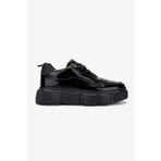 Valmenti Erkek Hakiki Deri Siyah Rugan Sneakers & Spor Ayakkabı 381 22035 ERK AYK SK25-26 SIYAH KRSK RGN